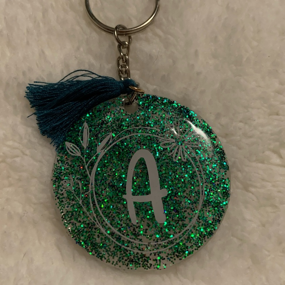 Handmade resin keychain